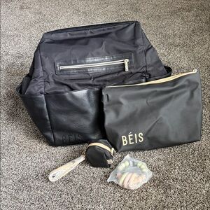 Beis The Backpack Diaper Bag with extras